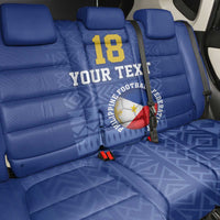 Custom Philippines Football Back Car Seat Cover Pambansang koponan ng futbol ng Pilipinas