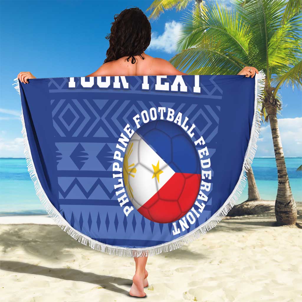 Custom Philippines Football Beach Blanket Pambansang koponan ng futbol ng Pilipinas