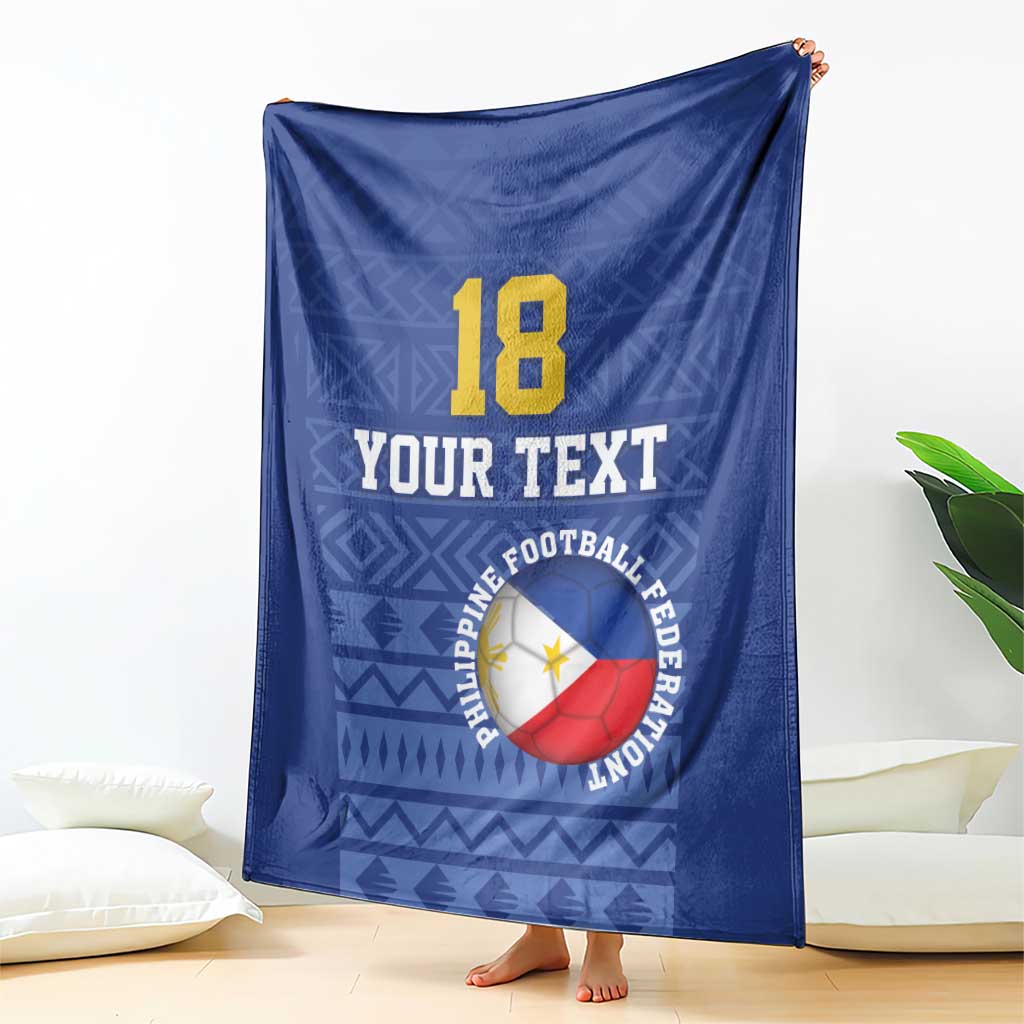Custom Philippines Football Blanket Pambansang koponan ng futbol ng Pilipinas