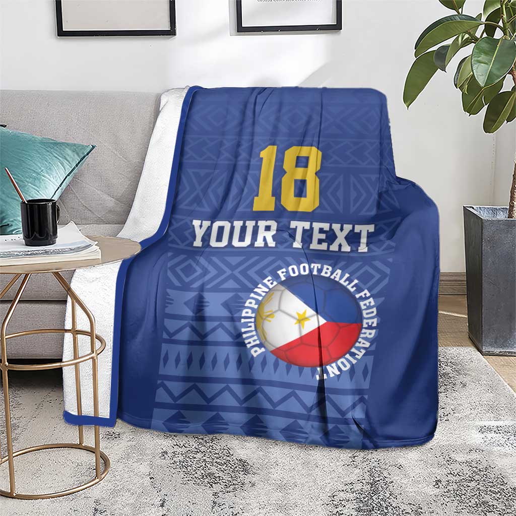 Custom Philippines Football Blanket Pambansang koponan ng futbol ng Pilipinas
