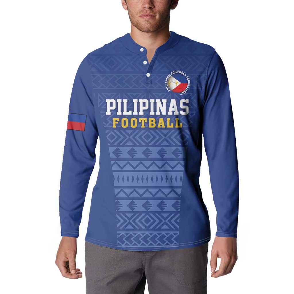 Custom Philippines Football Button Sweatshirt Pambansang koponan ng futbol ng Pilipinas