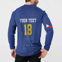 Custom Philippines Football Button Sweatshirt Pambansang koponan ng futbol ng Pilipinas