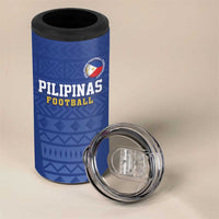 Custom Philippines Football 4 in 1 Can Cooler Tumbler Pambansang koponan ng futbol ng Pilipinas