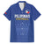 Custom Philippines Football Family Matching Summer Maxi Dress and Hawaiian Shirt Pambansang koponan ng futbol ng Pilipinas