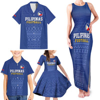 Custom Philippines Football Family Matching Tank Maxi Dress and Hawaiian Shirt Pambansang koponan ng futbol ng Pilipinas