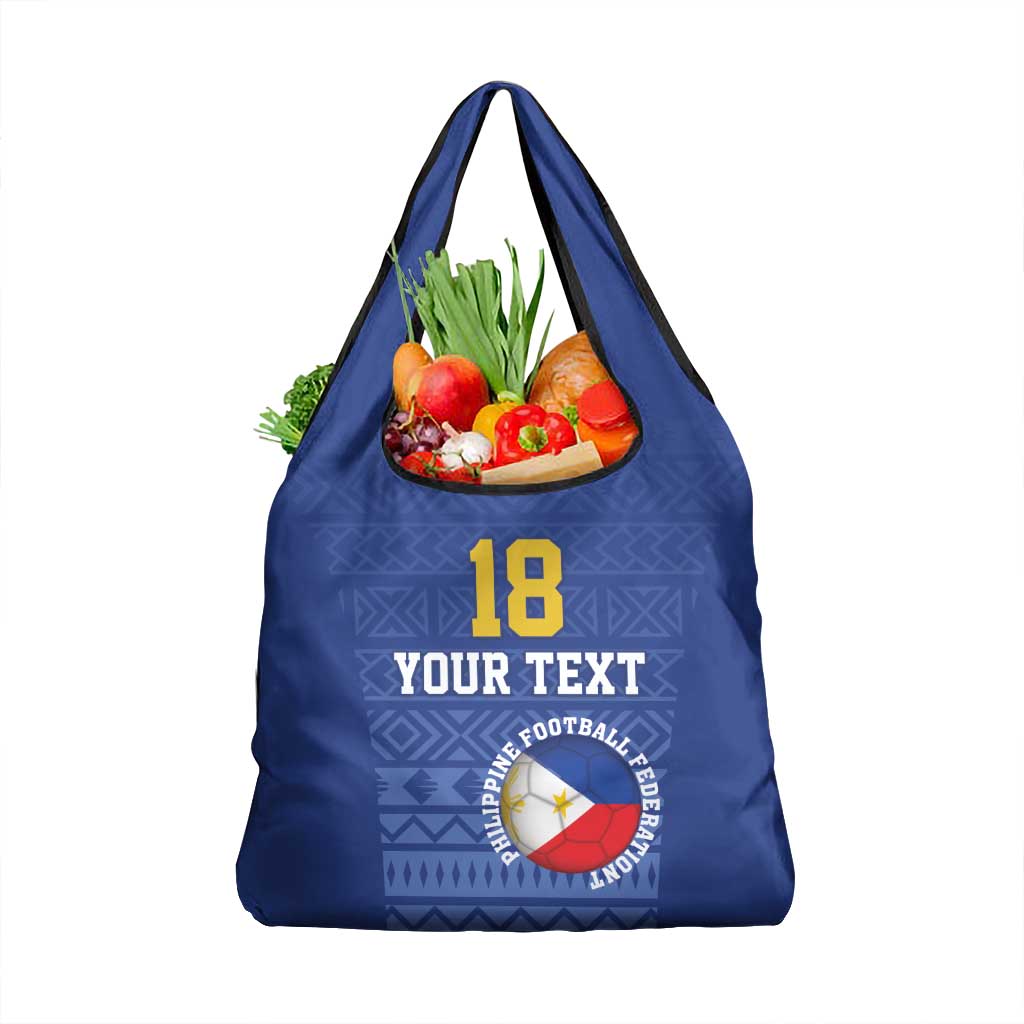 Custom Philippines Football Grocery Bag Pambansang koponan ng futbol ng Pilipinas