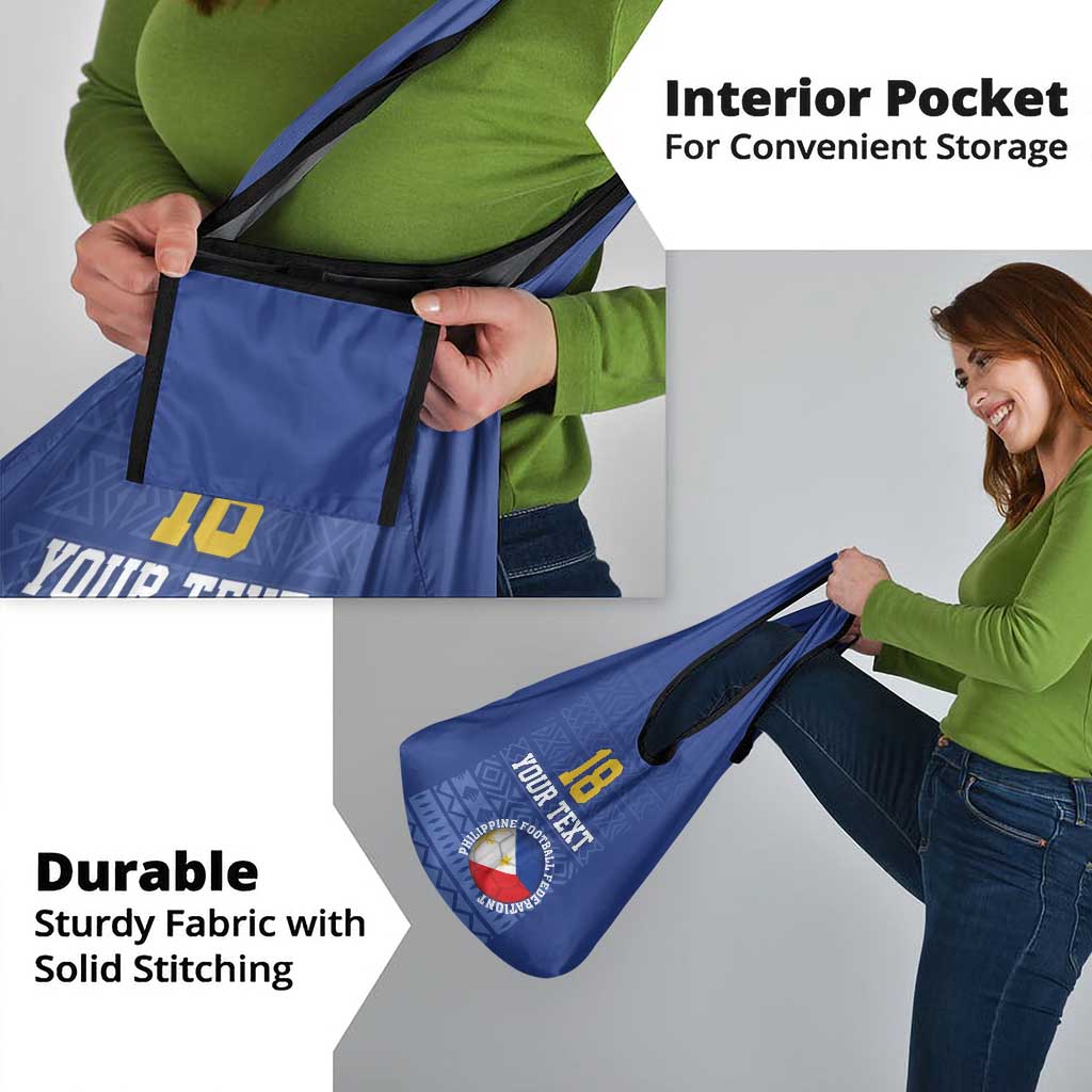 Custom Philippines Football Grocery Bag Pambansang koponan ng futbol ng Pilipinas
