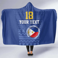 Custom Philippines Football Hooded Blanket Pambansang koponan ng futbol ng Pilipinas