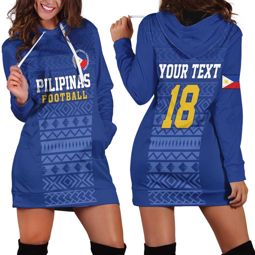 Custom Philippines Football Hoodie Dress Pambansang koponan ng futbol ng Pilipinas