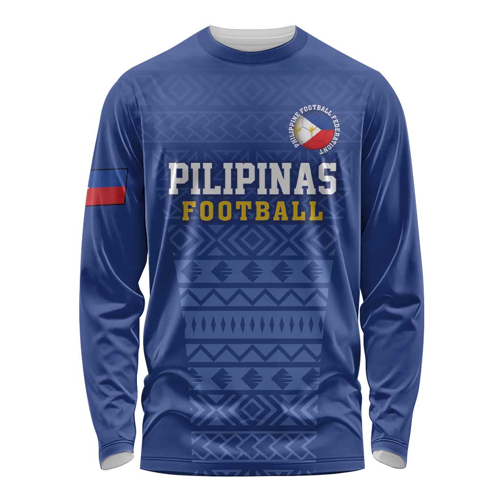 Custom Philippines Football Long Sleeve Shirt Pambansang koponan ng futbol ng Pilipinas
