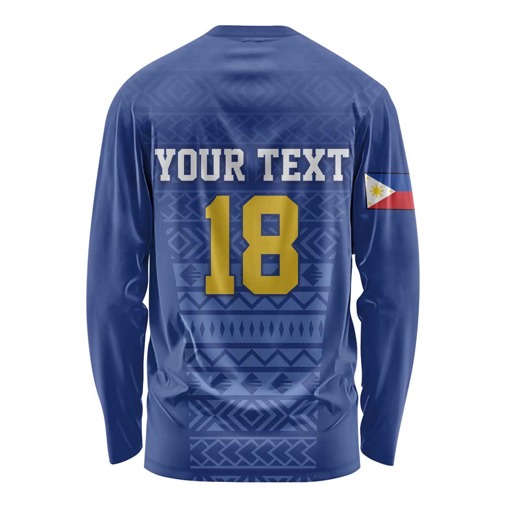 Custom Philippines Football Long Sleeve Shirt Pambansang koponan ng futbol ng Pilipinas