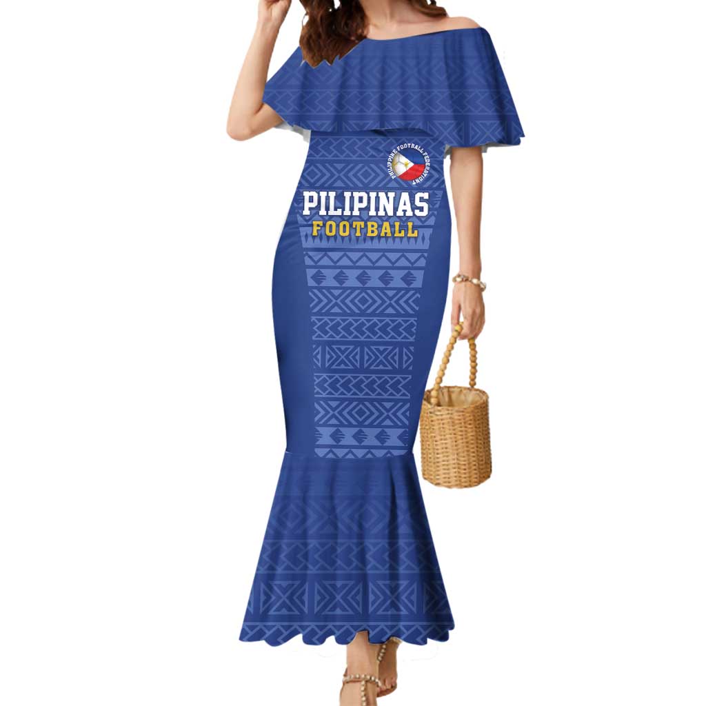 Custom Philippines Football Mermaid Dress Pambansang koponan ng futbol ng Pilipinas