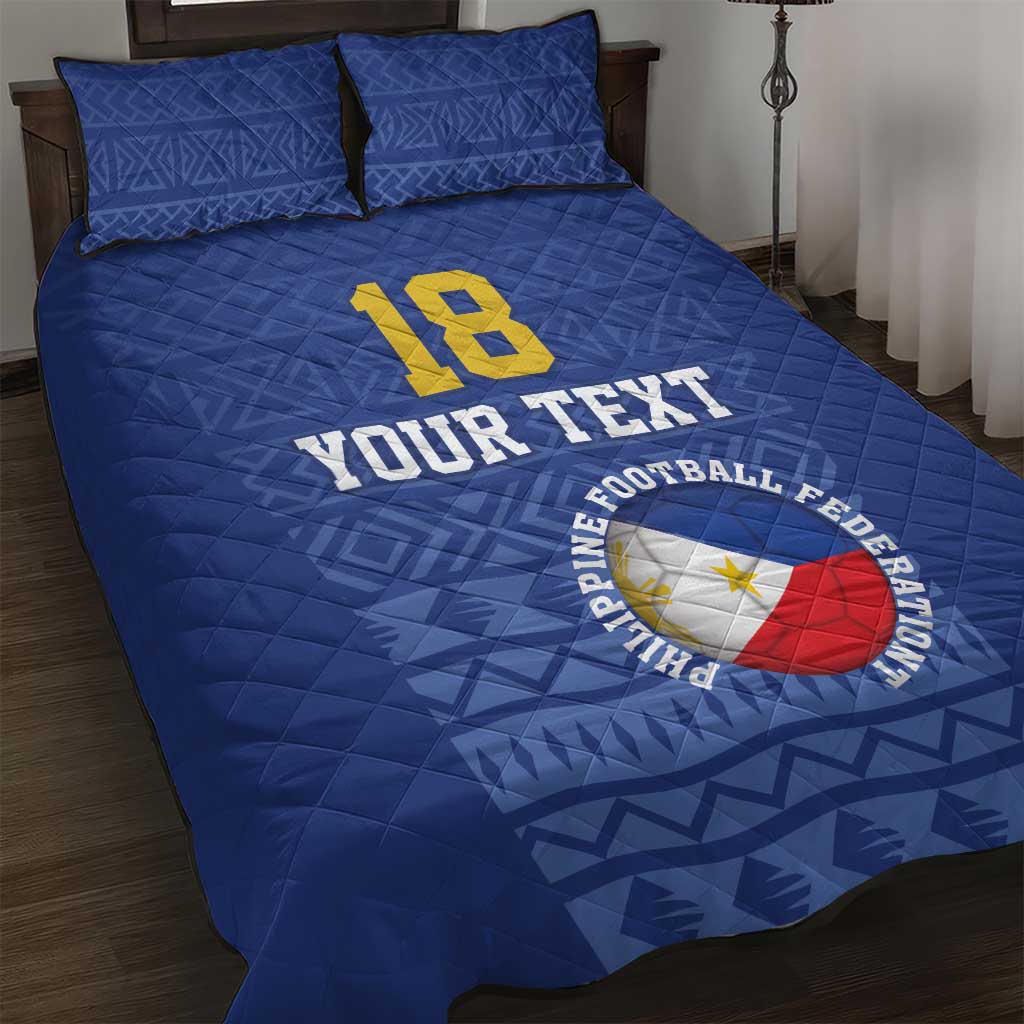 Custom Philippines Football Quilt Bed Set Pambansang koponan ng futbol ng Pilipinas