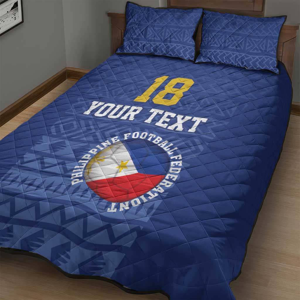 Custom Philippines Football Quilt Bed Set Pambansang koponan ng futbol ng Pilipinas