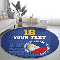 Custom Philippines Football Round Carpet Pambansang koponan ng futbol ng Pilipinas