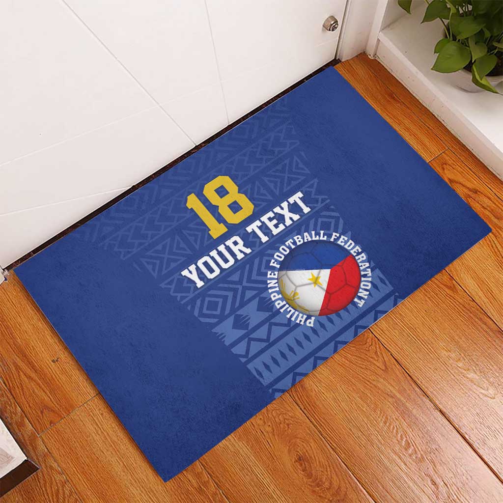 Custom Philippines Football Rubber Doormat Pambansang koponan ng futbol ng Pilipinas