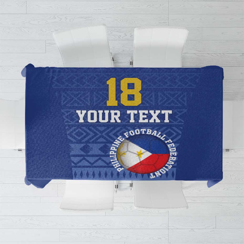 Custom Philippines Football Tablecloth Pambansang koponan ng futbol ng Pilipinas