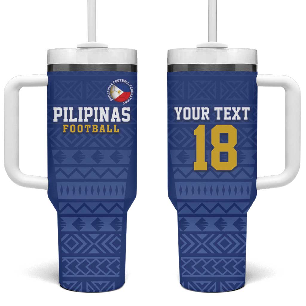 Custom Philippines Football Tumbler With Handle Pambansang koponan ng futbol ng Pilipinas