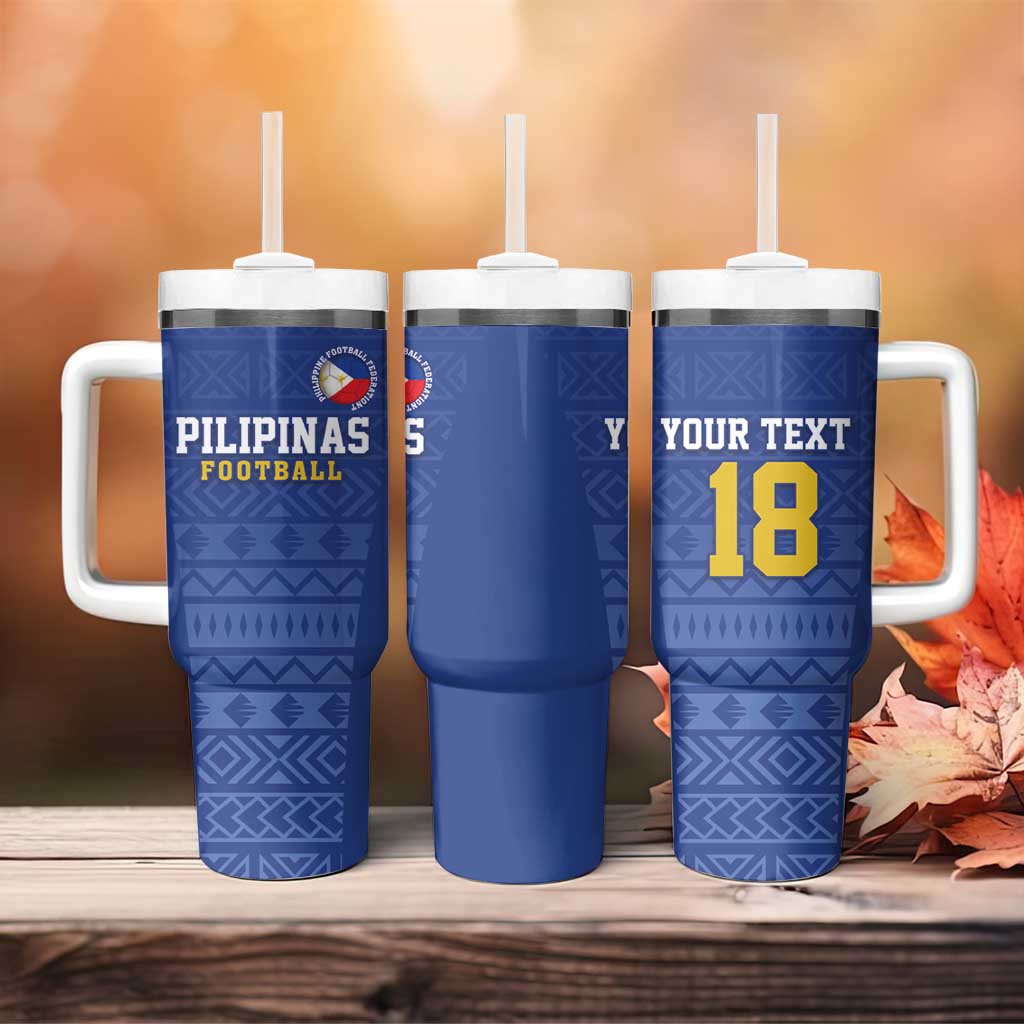 Custom Philippines Football Tumbler With Handle Pambansang koponan ng futbol ng Pilipinas