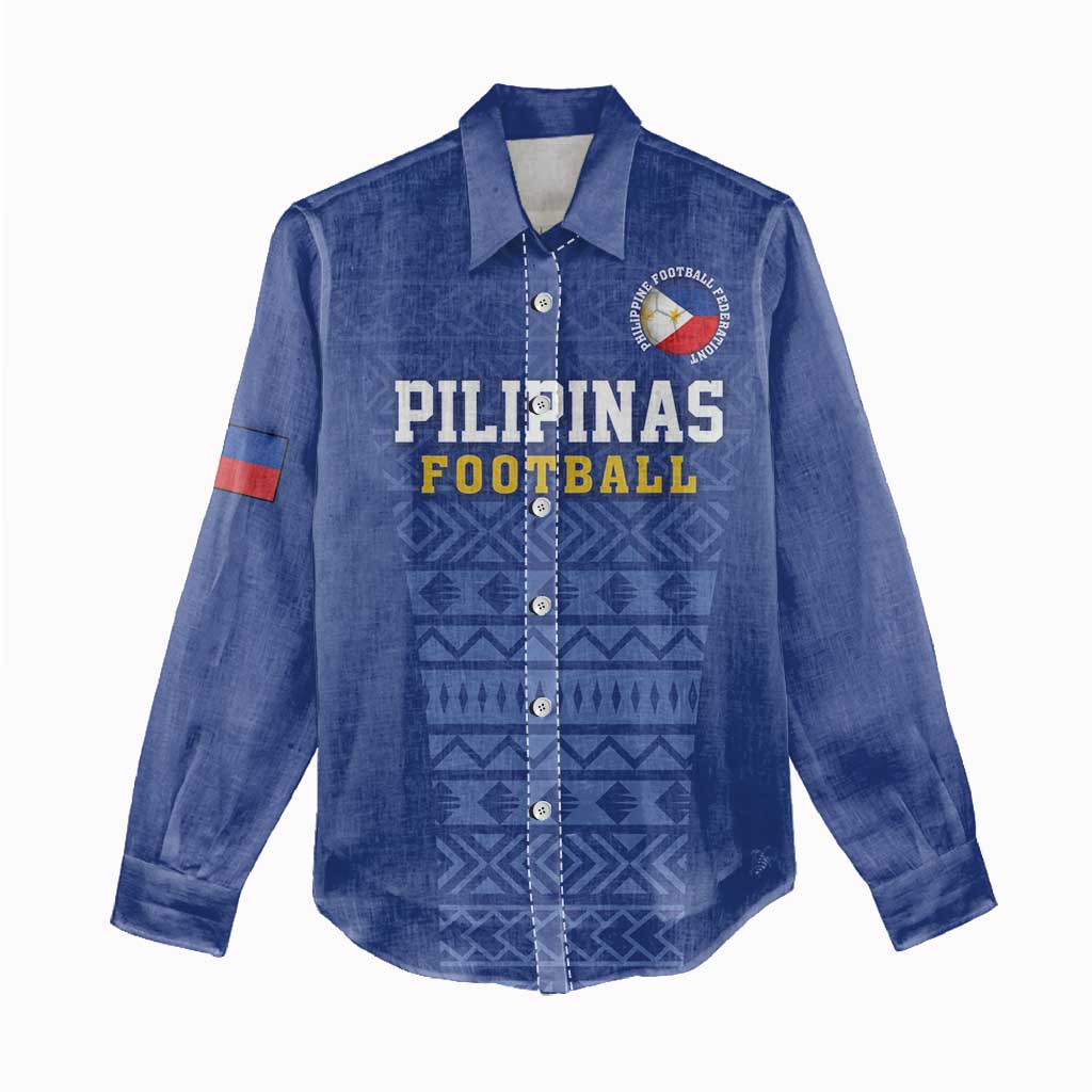 Custom Philippines Football Women Casual Shirt Pambansang koponan ng futbol ng Pilipinas