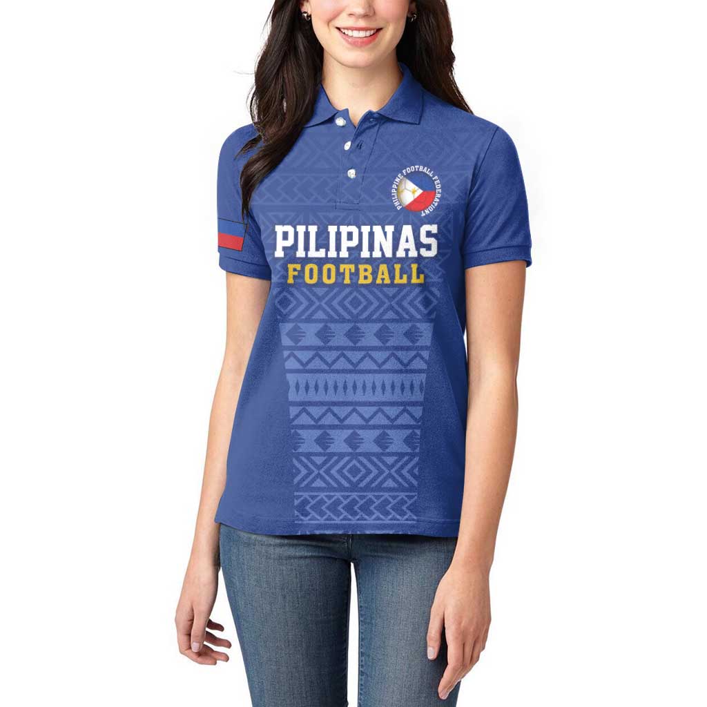 Custom Philippines Football Women Polo Shirt Pambansang koponan ng futbol ng Pilipinas