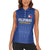 Custom Philippines Football Women Sleeveless Polo Shirt Pambansang koponan ng futbol ng Pilipinas