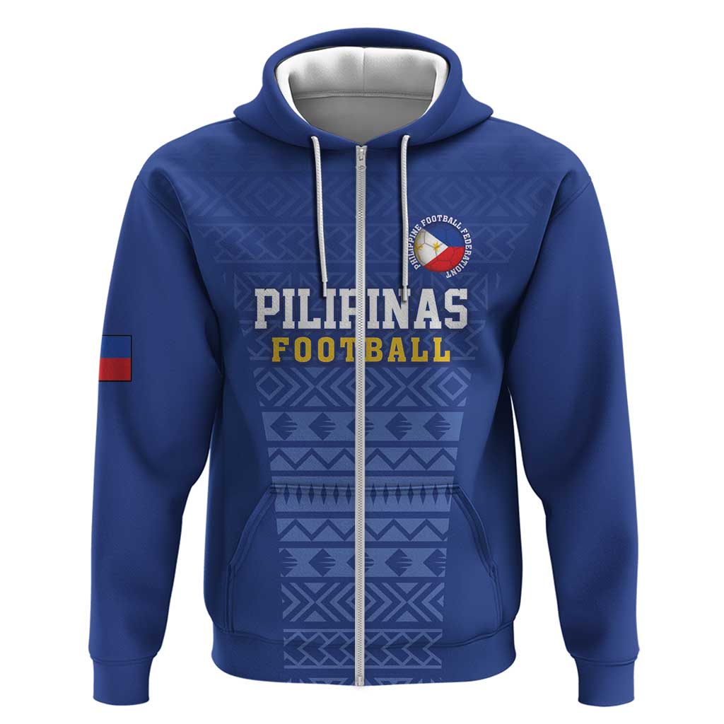 Custom Philippines Football Zip Hoodie Pambansang koponan ng futbol ng Pilipinas