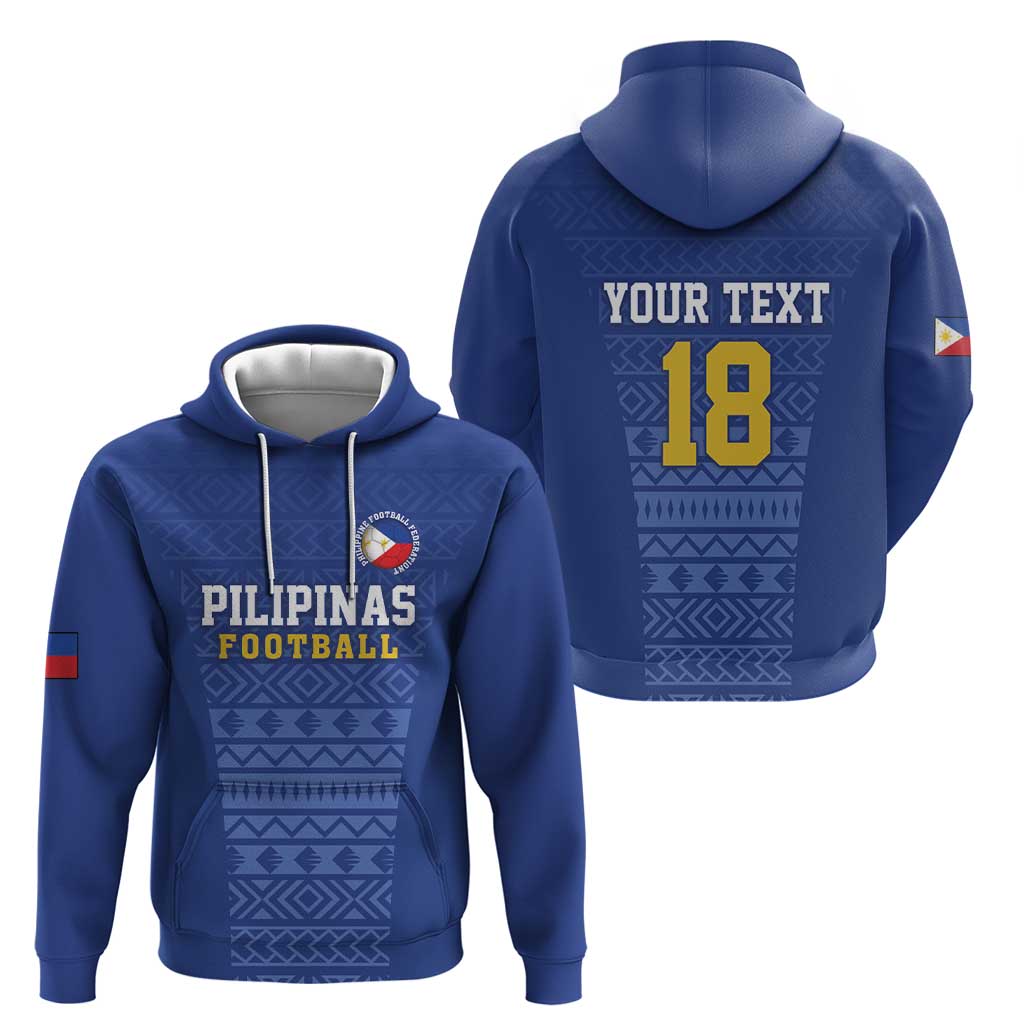 Custom Philippines Football Zip Hoodie Pambansang koponan ng futbol ng Pilipinas