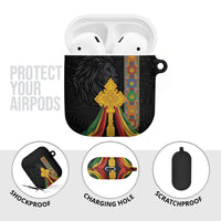Ethiopia Lion Cross AirPods Case Habesha Heritage Style