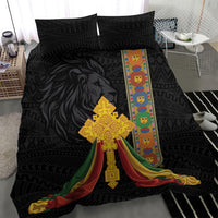 Ethiopia Lion Cross Bedding Set Habesha Heritage Style