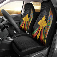 Ethiopia Lion Cross Car Seat Cover Habesha Heritage Style