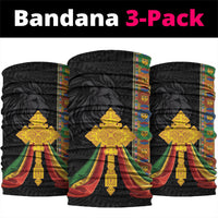 Ethiopia Lion Cross Neck Gaiter Habesha Heritage Style