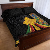 Ethiopia Lion Cross Quilt Bed Set Habesha Heritage Style