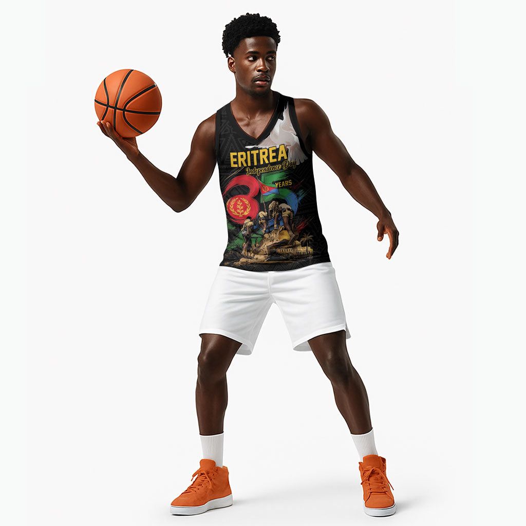 Personalized Eritrea Independence 35 Years Basketball Jersey Freedom Fighters Heritage