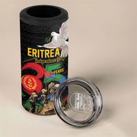 Personalized Eritrea Independence 35 Years 4 in 1 Can Cooler Tumbler Freedom Fighters Heritage