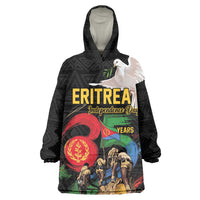 Personalized Eritrea Independence 35 Years Kid Wearable Blanket Hoodie Freedom Fighters Heritage