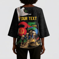 Personalized Eritrea Independence 35 Years Kimono Sleeve Blouse Freedom Fighters Heritage