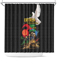 Eritrea Independence 35 Years Shower Curtain Freedom Fighters Heritage