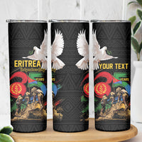 Personalized Eritrea Independence 35 Years Skinny Tumbler Freedom Fighters Heritage