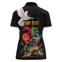 Personalized Eritrea Independence 35 Years Women Polo Shirt Freedom Fighters Heritage