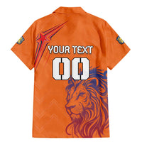 Custom Netherlands Football Family Matching Mermaid Dress and Hawaiian Shirt Oranje Lion - Wonder Print Shop