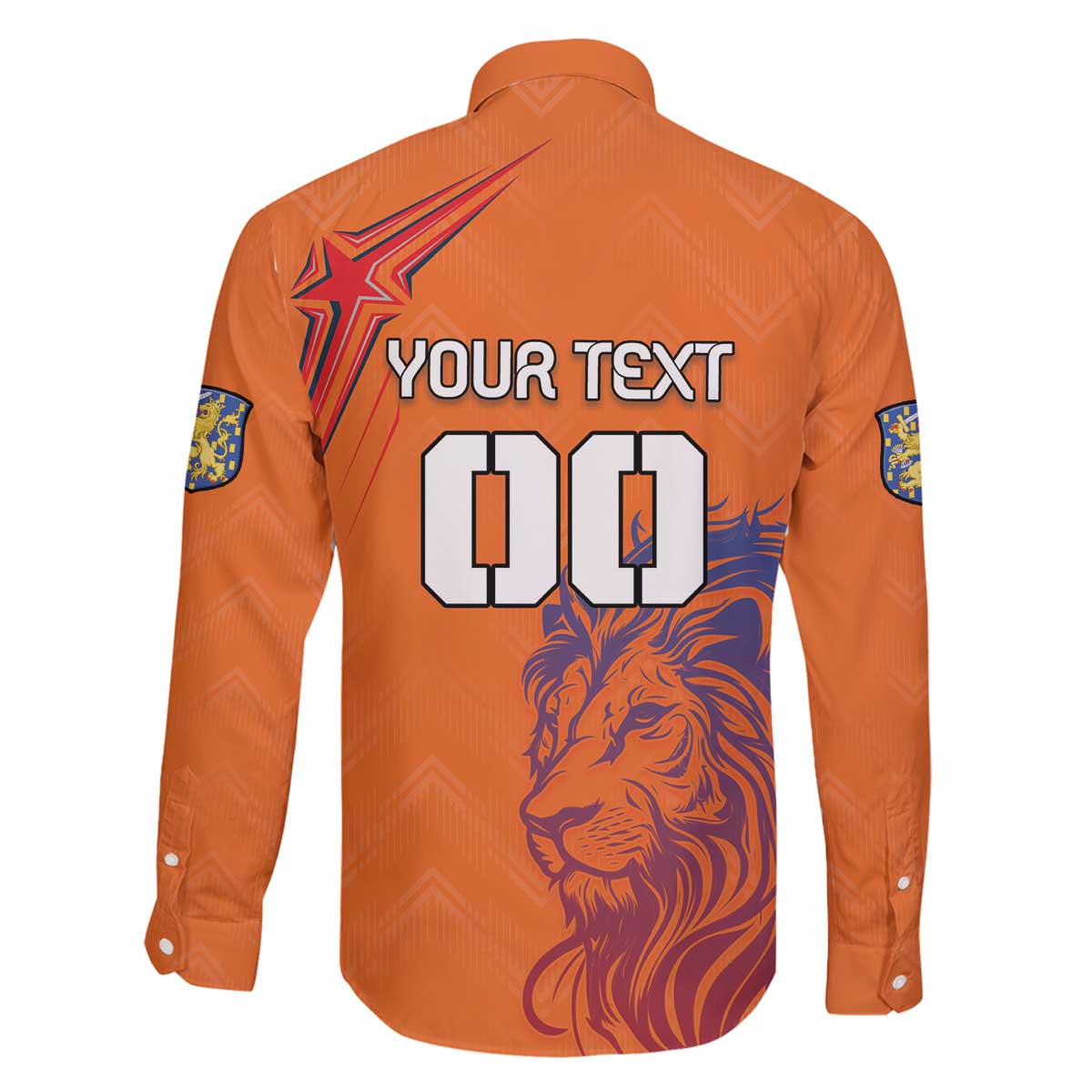 Custom Netherlands Football Family Matching Puletasi and Hawaiian Shirt Oranje Lion - Wonder Print Shop