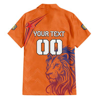 Custom Netherlands Football Family Matching Summer Maxi Dress and Hawaiian Shirt Oranje Lion - Wonder Print Shop
