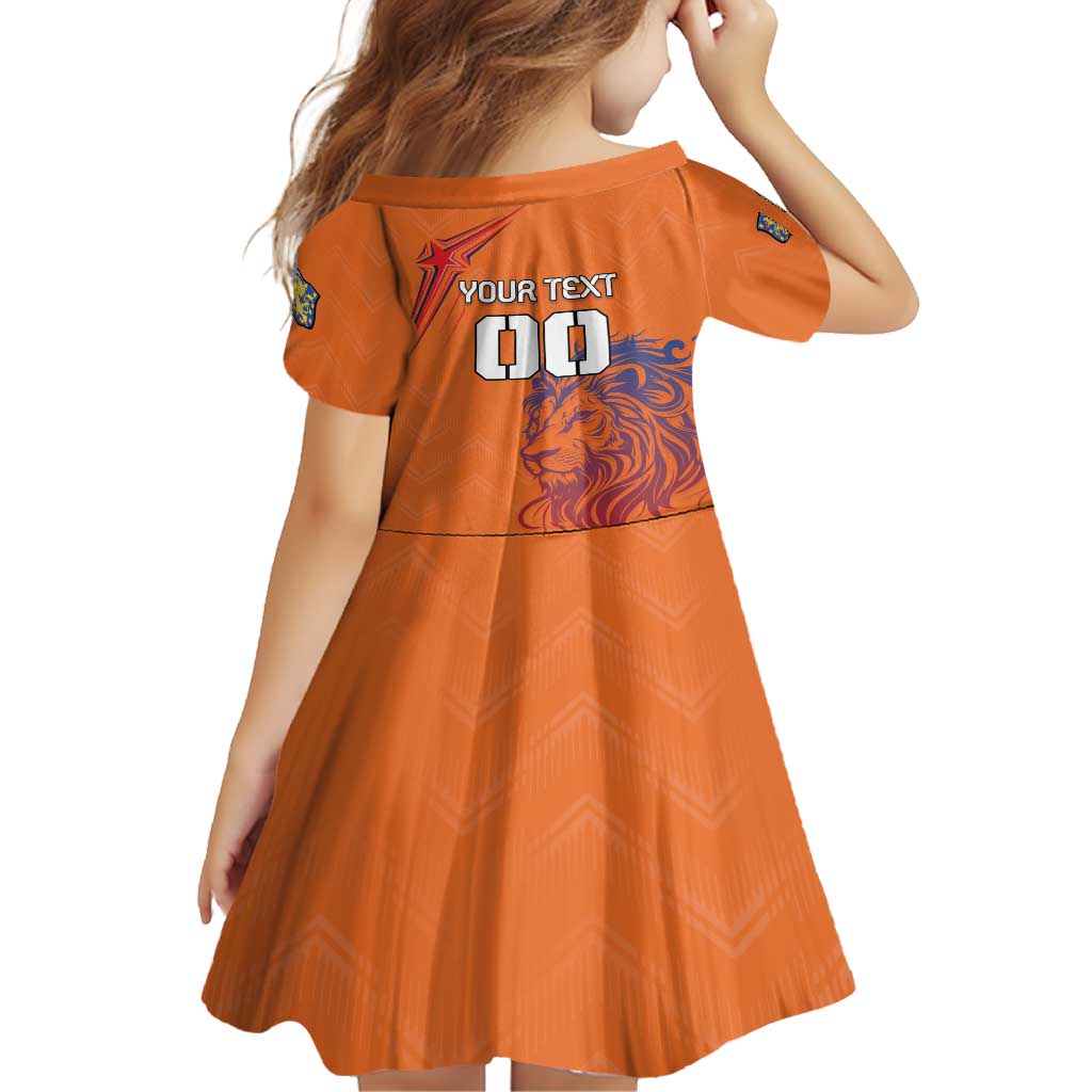 Custom Netherlands Football Family Matching Tank Maxi Dress and Hawaiian Shirt Oranje Lion - Wonder Print Shop