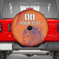 Custom Netherlands Football Spare Tire Cover Oranje Lion - Wonder Print Shop