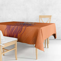 Custom Netherlands Football Tablecloth Oranje Lion - Wonder Print Shop