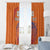 Custom Netherlands Football Window Curtain Oranje Lion - Wonder Print Shop