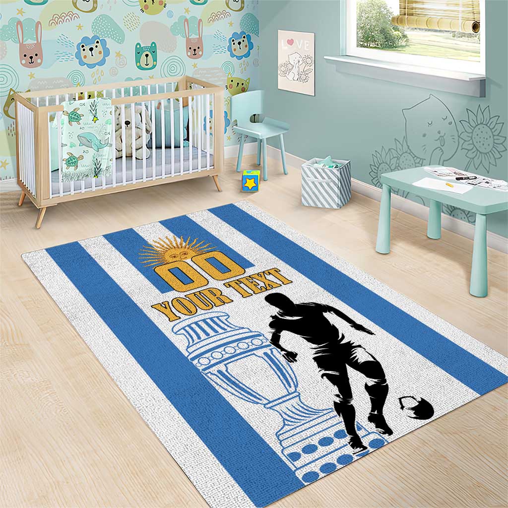 Custom Argentina Football Area Rug We Are The Champions - Wonder Print Shop