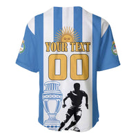 Custom Argentina Football Baseball Jersey We Are The Champions - Wonder Print Shop
