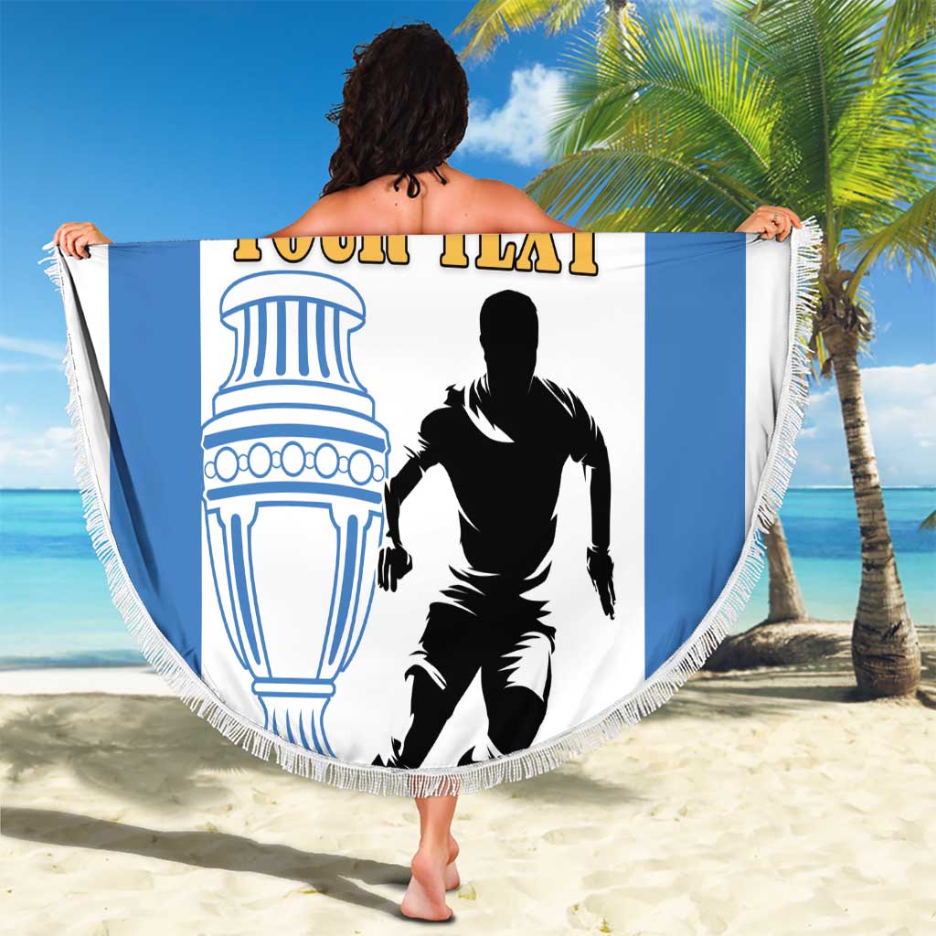 Custom Argentina Football Beach Blanket We Are The Champions - Wonder Print Shop